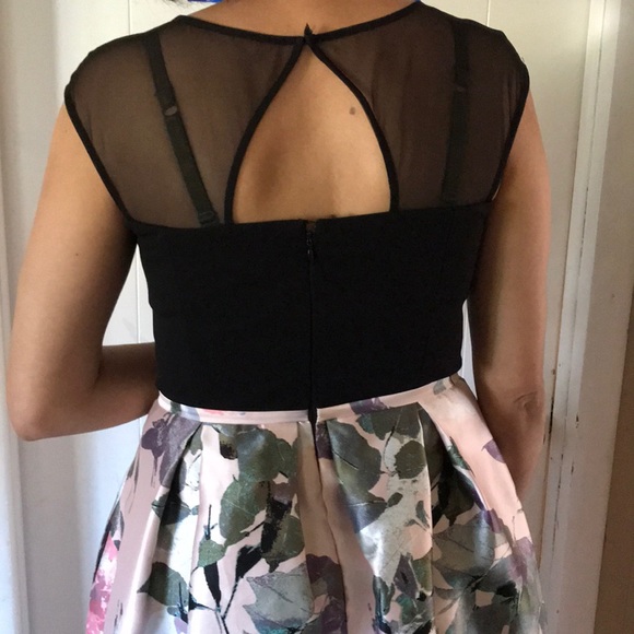 Sangria flower pattern long dress - Picture 5 of 8